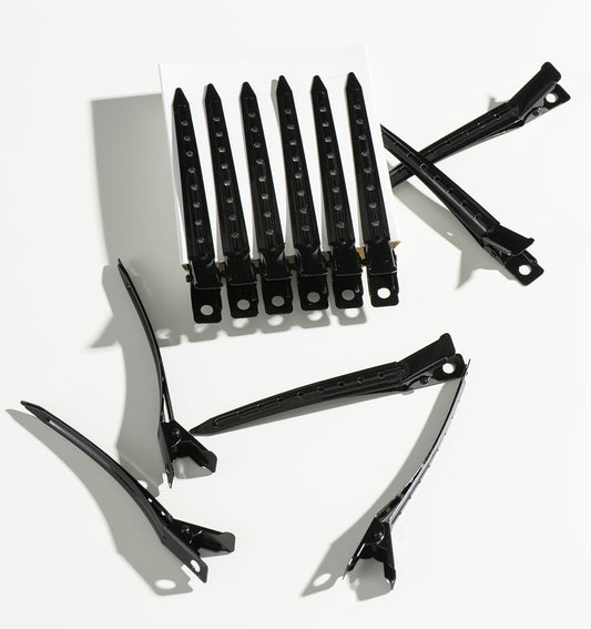 Duckbill Hair Clips 3.5" 6pcs